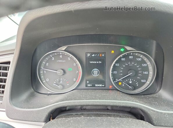 5NPD84LF8HH007147 2017 HYUNDAI ELANTRA Black Vista del cuadro de instrumentos