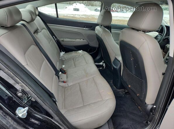 5NPD84LF8HH007147 2017 HYUNDAI ELANTRA Black Vista de los asientos traseros