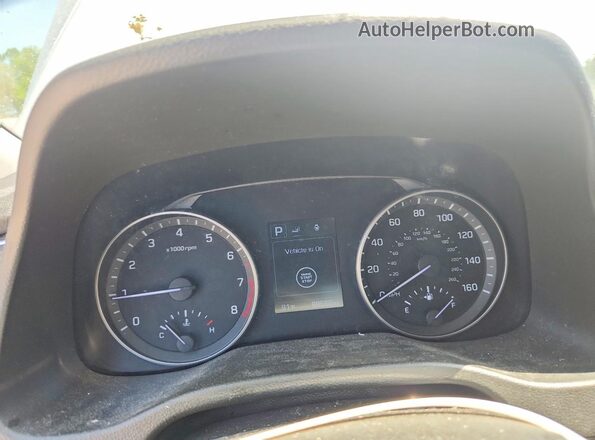 5NPD84LF8HH069552 2017 HYUNDAI ELANTRA Silver Vista del cuadro de instrumentos