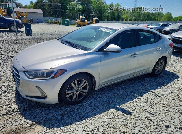 5NPD84LF8HH069552 2017 HYUNDAI ELANTRA Silver Vista tres cuartos delantera izquierda