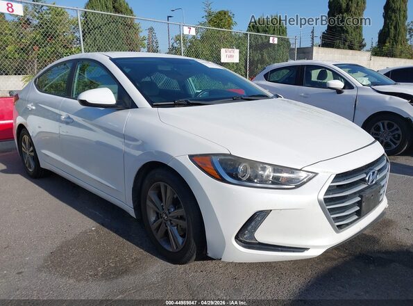 5NPD84LF8HH084343 2017 HYUNDAI ELANTRA Белый Передняя правая четверть