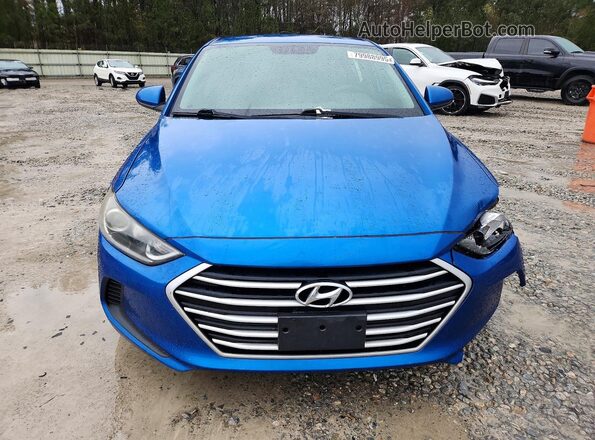 5NPD84LF8HH129636 2017 HYUNDAI ELANTRA Blue Vista frontal