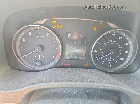 5NPD84LF8HH133783 2017 HYUNDAI ELANTRA Black Սարքավորումների վահանակի տեսք