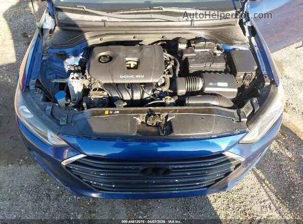 5NPD84LF8JH230472 2018 HYUNDAI ELANTRA Blue Widok z tyłu