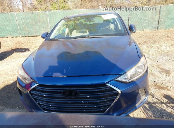 5NPD84LF8JH230472 2018 HYUNDAI ELANTRA Blue Widok zestawu wskaźników