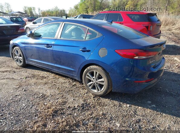 5NPD84LF8JH230472 2018 HYUNDAI ELANTRA Blue Tył lewy