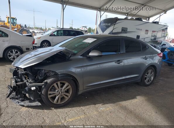 5NPD84LF8JH368741 2018 HYUNDAI ELANTRA Серый Панорамный вид салона 360°