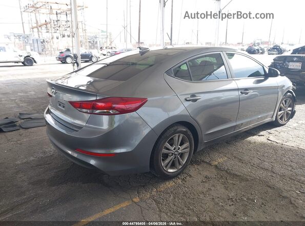 5NPD84LF8JH368741 2018 HYUNDAI ELANTRA Серый Задняя правая четверть