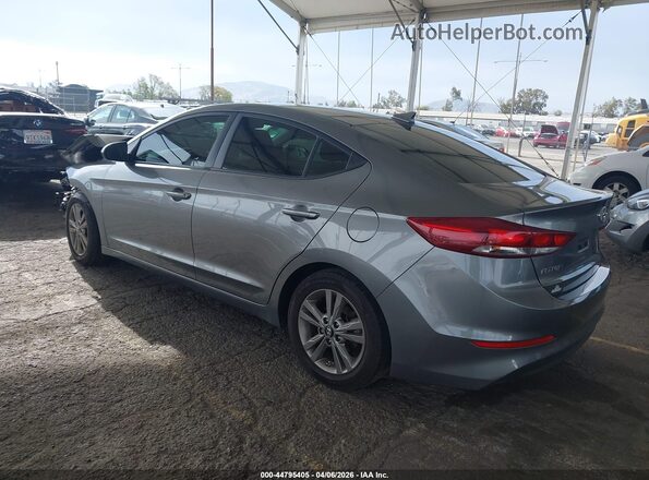 5NPD84LF8JH368741 2018 HYUNDAI ELANTRA Серый Задняя левая четверть