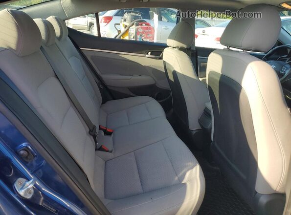 5NPD84LF8KH409659 2019 HYUNDAI ELANTRA Blue Vista de los asientos traseros