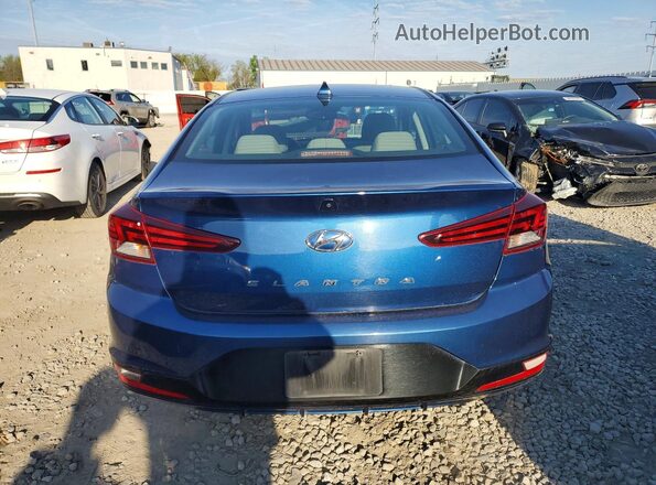5NPD84LF8KH409659 2019 HYUNDAI ELANTRA Blue Vista trasera
