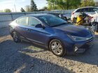 2019 Hyundai Elantra Value Edition Blue vin: 5NPD84LF8KH409659