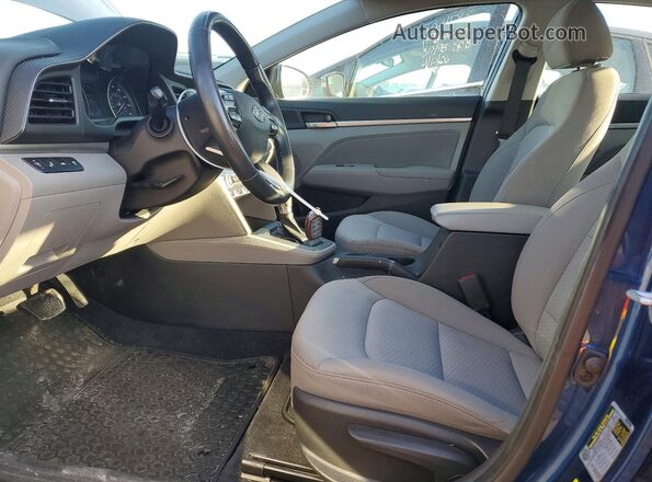 5NPD84LF8KH409659 2019 HYUNDAI ELANTRA Blue Vista interior delantera