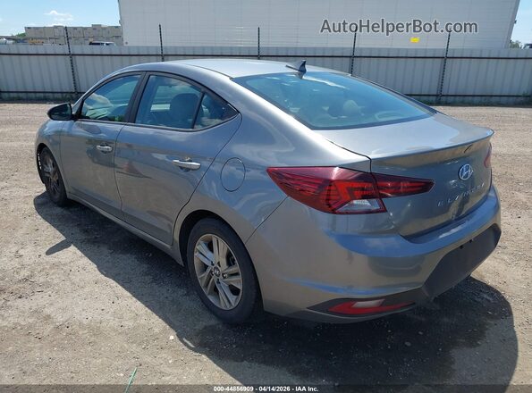 5NPD84LF8KH459929 2019 HYUNDAI ELANTRA Gray Trasero izquierdo