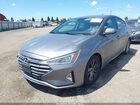 2019 Hyundai Elantra Sel Gray vin: 5NPD84LF8KH459929