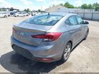 2019 Hyundai Elantra Sel Gray vin: 5NPD84LF8KH459929