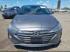 2019 Hyundai Elantra Sel Gray vin: 5NPD84LF8KH459929
