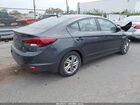 2020 Hyundai Elantra Sel Gray vin: 5NPD84LF8LH580767