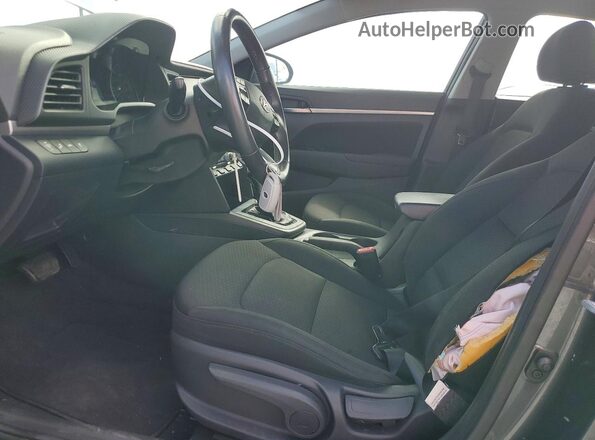 5NPD84LF8LH596564 2020 HYUNDAI ELANTRA Серый Вид салона спереди