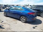 2017 Hyundai Elantra Limited Blue vin: 5NPD84LF9HH023101
