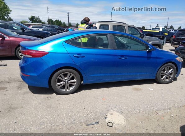 5NPD84LF9HH117222 2017 HYUNDAI ELANTRA Blue Widok wnętrza z tyłu