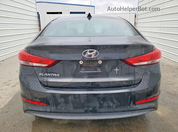 5NPD84LF9HH187612 2017 HYUNDAI ELANTRA Black Vista trasera