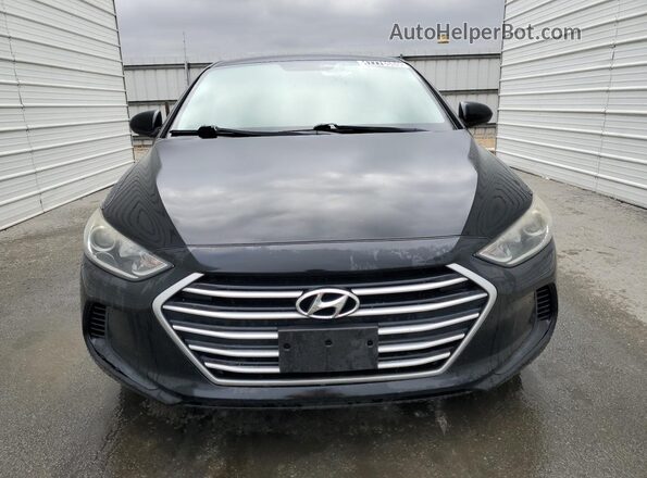5NPD84LF9HH187612 2017 HYUNDAI ELANTRA Black Vista de la etiqueta del VIN