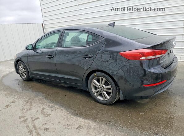 5NPD84LF9HH187612 2017 HYUNDAI ELANTRA Black Trasero izquierdo