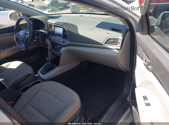 5NPD84LF9JH328720 2018 HYUNDAI ELANTRA Silver Widok wnętrza z przodu