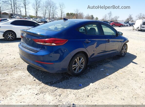 5NPD84LF9JH359482 2018 HYUNDAI ELANTRA Blue Tył prawy