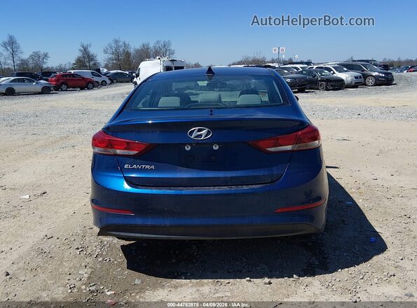 5NPD84LF9JH359482 2018 HYUNDAI ELANTRA Blue 