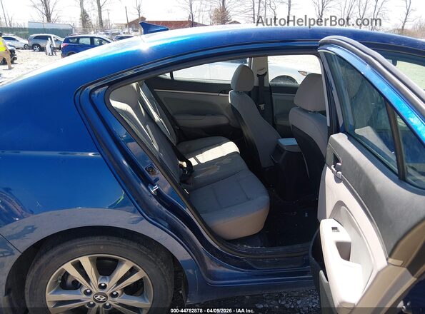 5NPD84LF9JH359482 2018 HYUNDAI ELANTRA Blue Widok naklejki z numerem VIN