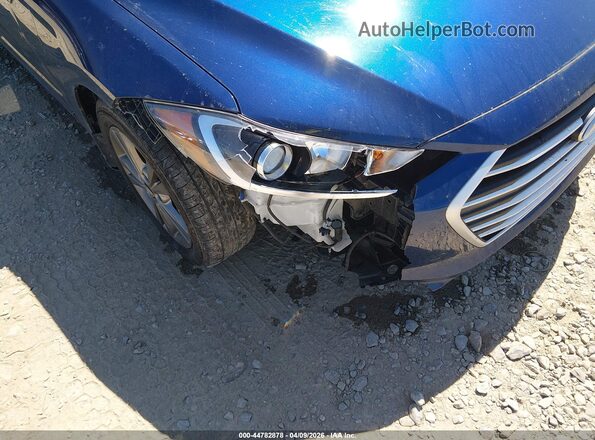 5NPD84LF9JH359482 2018 HYUNDAI ELANTRA Blue Widok z przodu