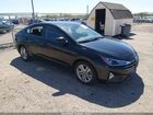 2019 Hyundai Elantra Sel Черный vin: 5NPD84LF9KH429094