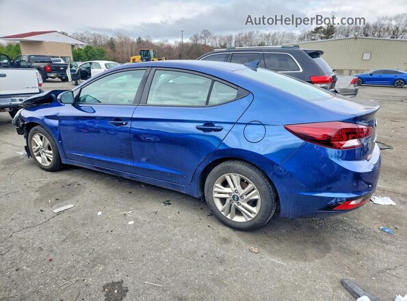 5NPD84LF9LH499048 2020 HYUNDAI ELANTRA Синий Задняя левая четверть