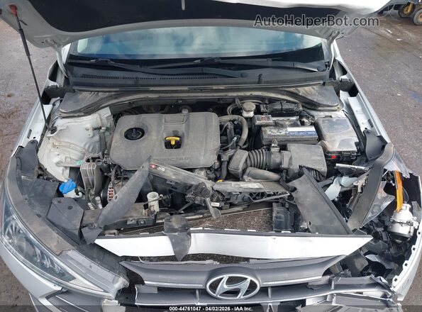5NPD84LF9LH537717 2020 HYUNDAI ELANTRA Серебряный Вид сзади