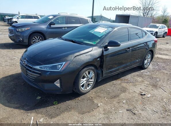 5NPD84LF9LH591678 2020 HYUNDAI ELANTRA Черный Передняя левая четверть