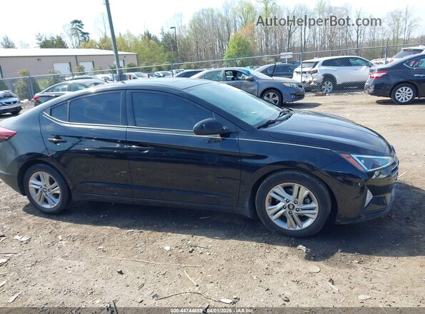 5NPD84LF9LH591678 2020 HYUNDAI ELANTRA Черный Вид задней части салона