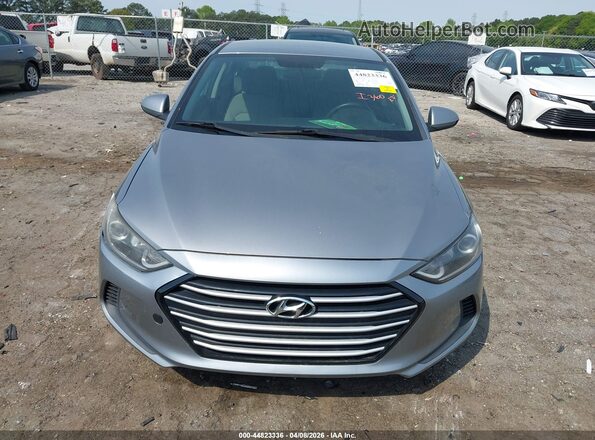 5NPD84LFXHH001883 2017 HYUNDAI ELANTRA Серебряный Вид щитка приборов