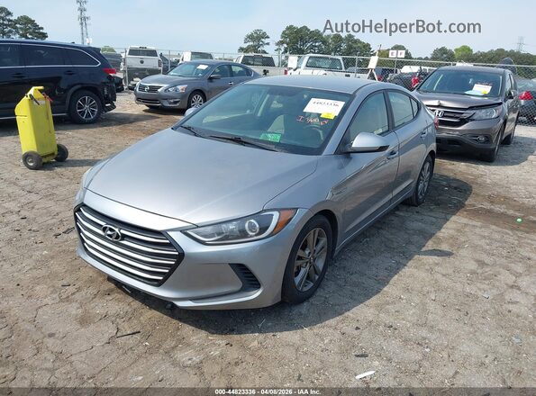 5NPD84LFXHH001883 2017 HYUNDAI ELANTRA Серебряный Передняя левая четверть