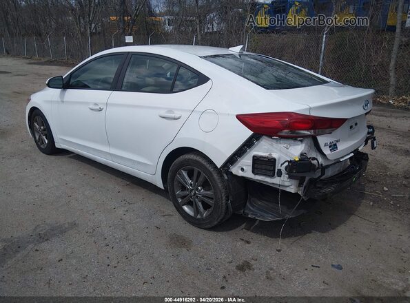 5NPD84LFXHH014472 2017 HYUNDAI ELANTRA Белый Задняя левая четверть