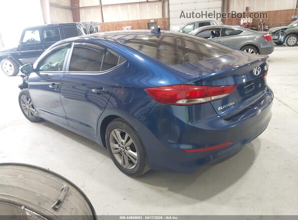5NPD84LFXHH104253 2017 HYUNDAI ELANTRA Blue უკანა მარცხენა