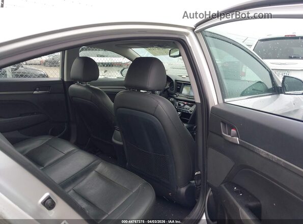 5NPD84LFXJH215780 2018 HYUNDAI ELANTRA Silver Widok naklejki z numerem VIN
