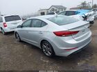 2018 Hyundai Elantra Limited Silver vin: 5NPD84LFXJH215780