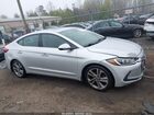 2018 Hyundai Elantra Limited Silver vin: 5NPD84LFXJH215780