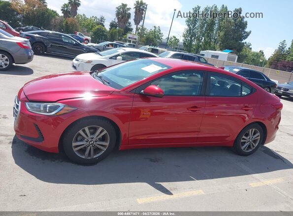 5NPD84LFXJH234457 2018 HYUNDAI ELANTRA Red Панорамний вид салону 360°