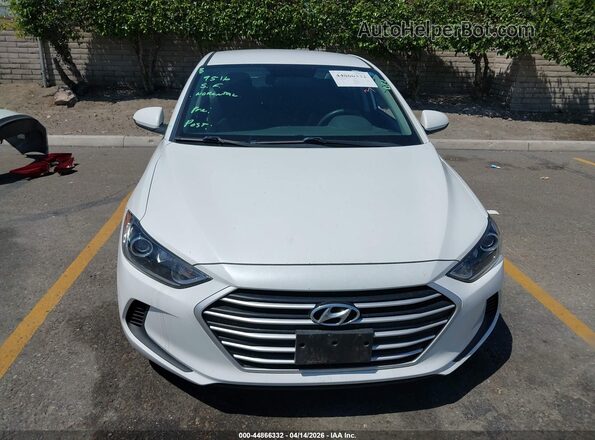 5NPD84LFXJH376372 2018 HYUNDAI ELANTRA Белый Вид задней части салона