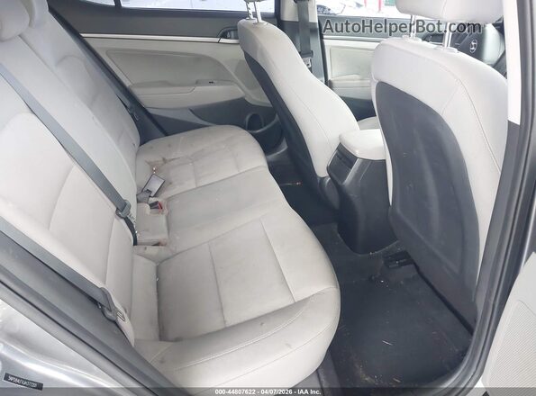 5NPD84LFXJH377201 2018 HYUNDAI ELANTRA Gray Widok naklejki z numerem VIN