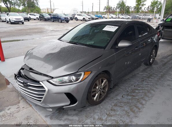 5NPD84LFXJH377201 2018 HYUNDAI ELANTRA Gray Przód lewy