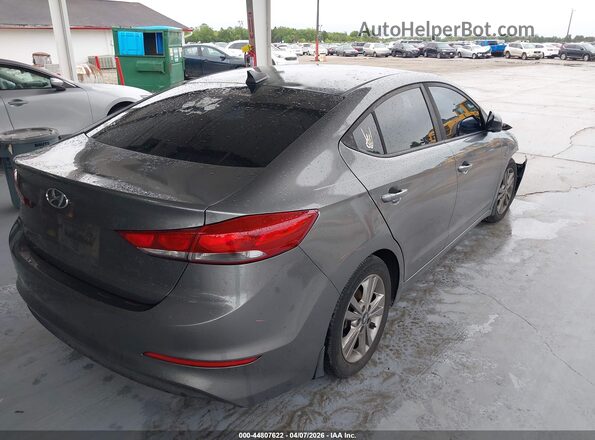 5NPD84LFXJH377201 2018 HYUNDAI ELANTRA Gray Tył prawy